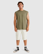 Mens RVCA Basic Muscle Shirts