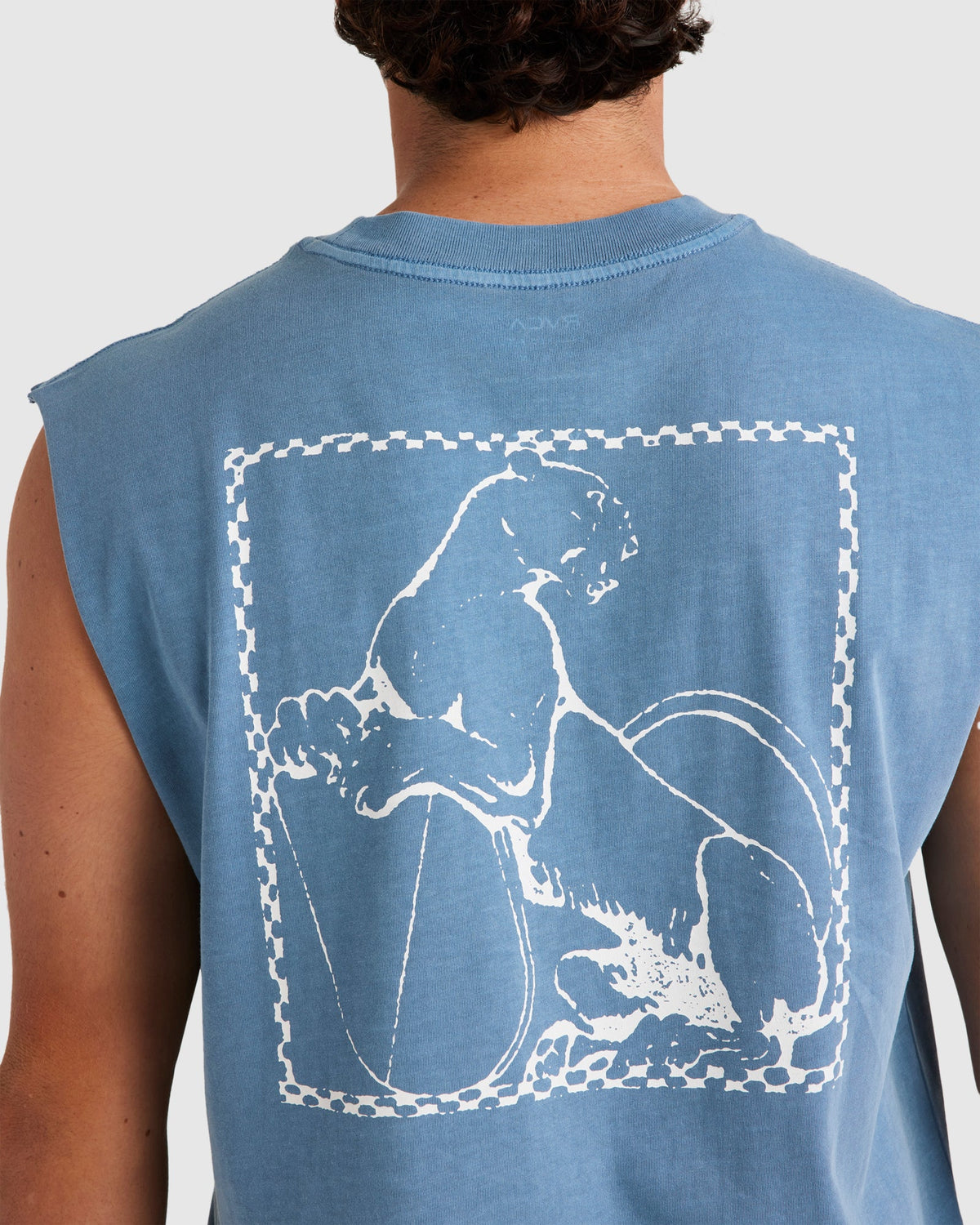 Mens Bad Cat Muscle Shirt