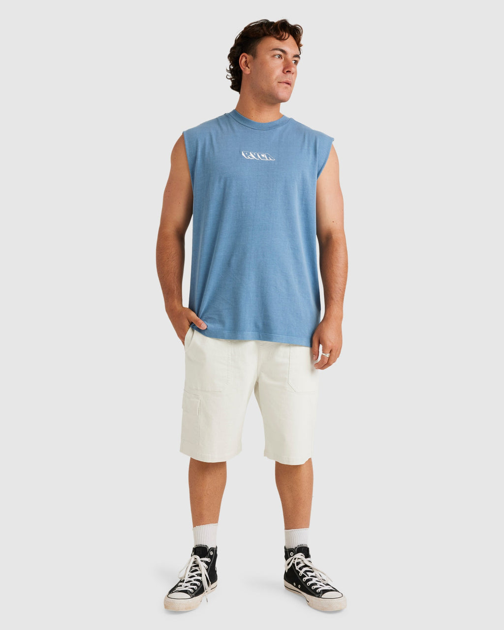 Mens Bad Cat Muscle Shirt