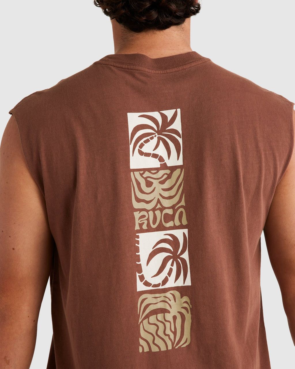 Mens Fronds Muscle Shirt