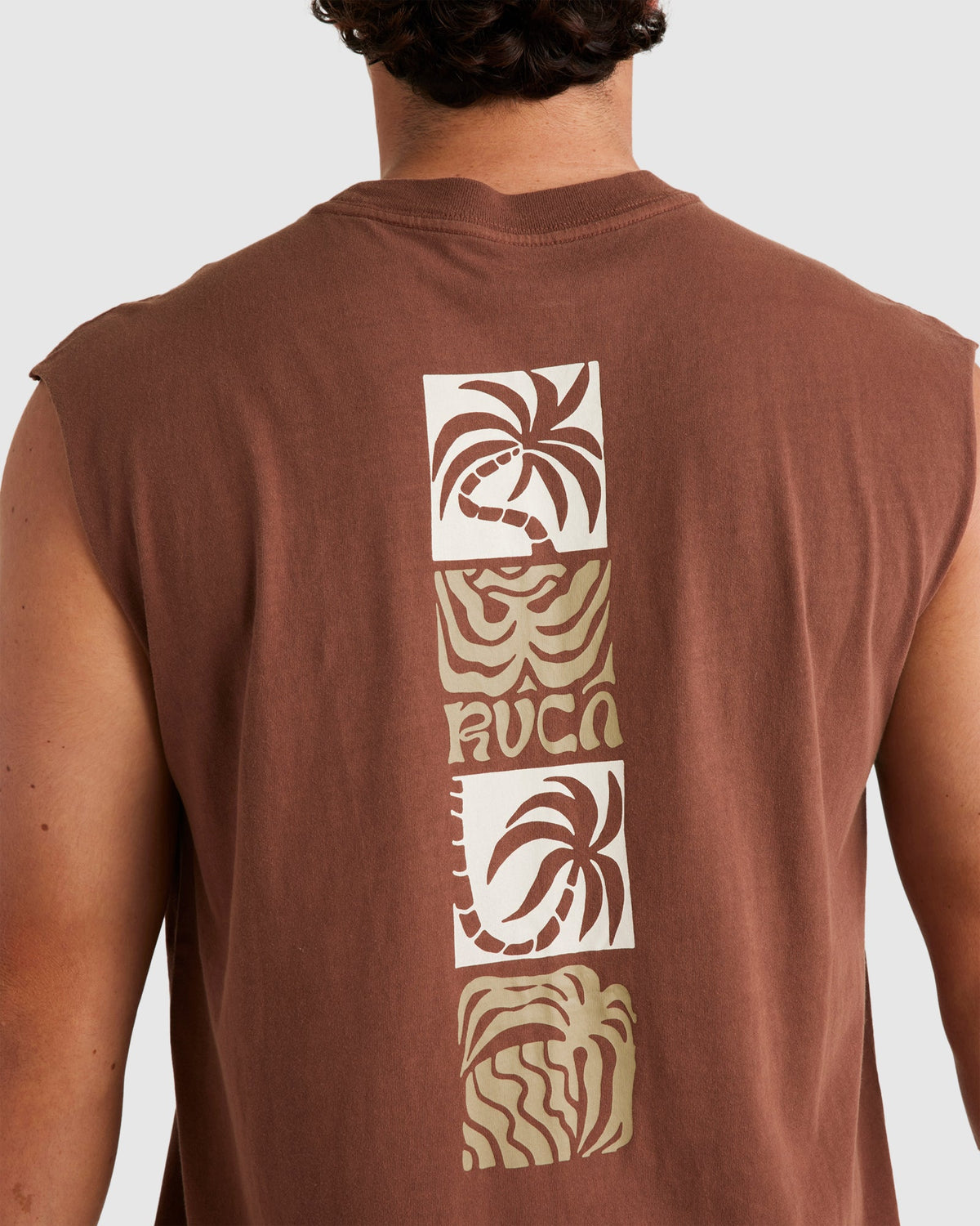 Mens Fronds Muscle Shirt