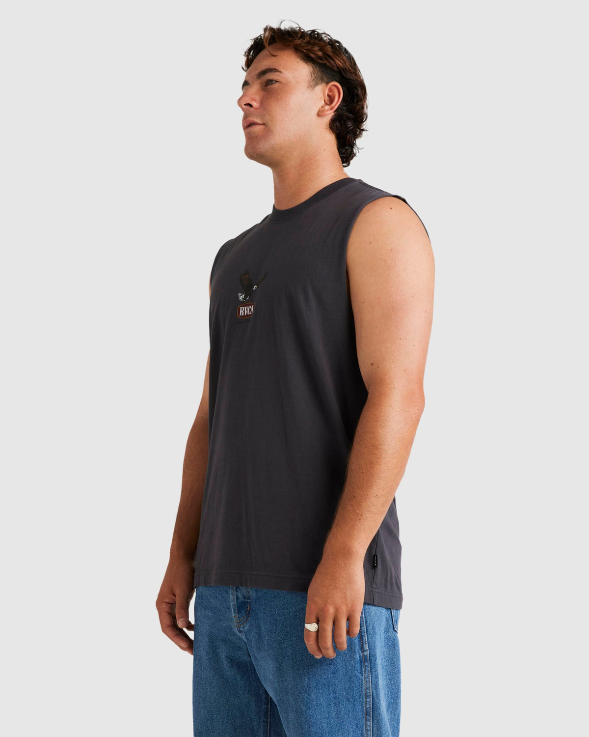 Mens Hawk Eye Muscle Shirt
