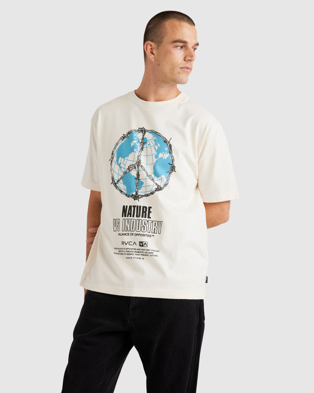 Mens Global RVCA T-Shirt