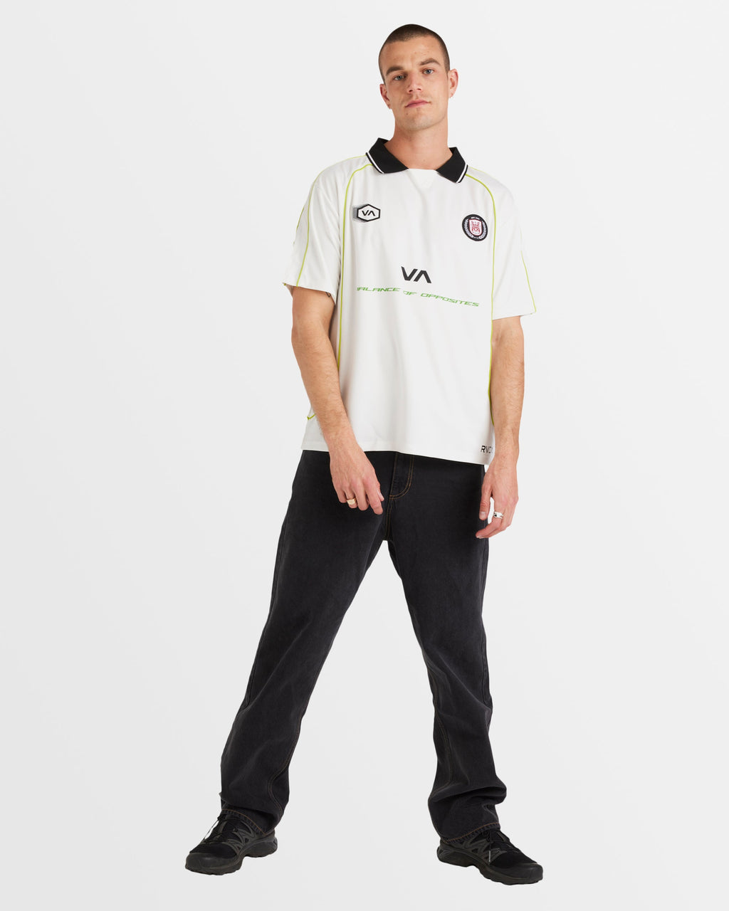 Mens VA Collared Jersey Shirt