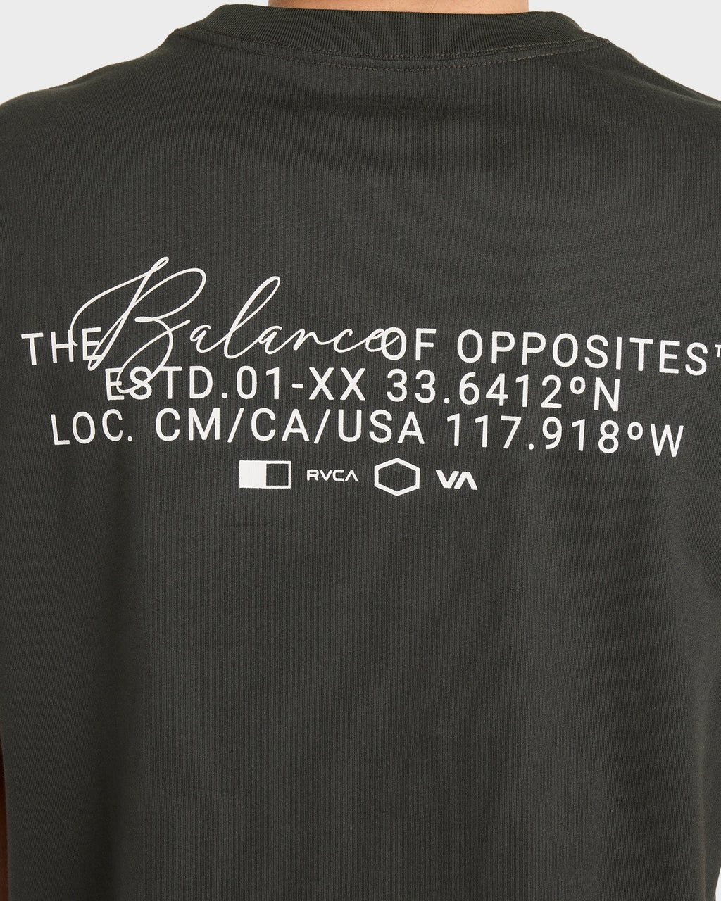 Mens RVCA Over Brush T-Shirt