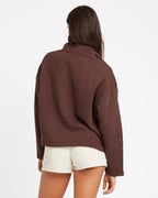 Womens Maya Half Zip Fleece Jumper