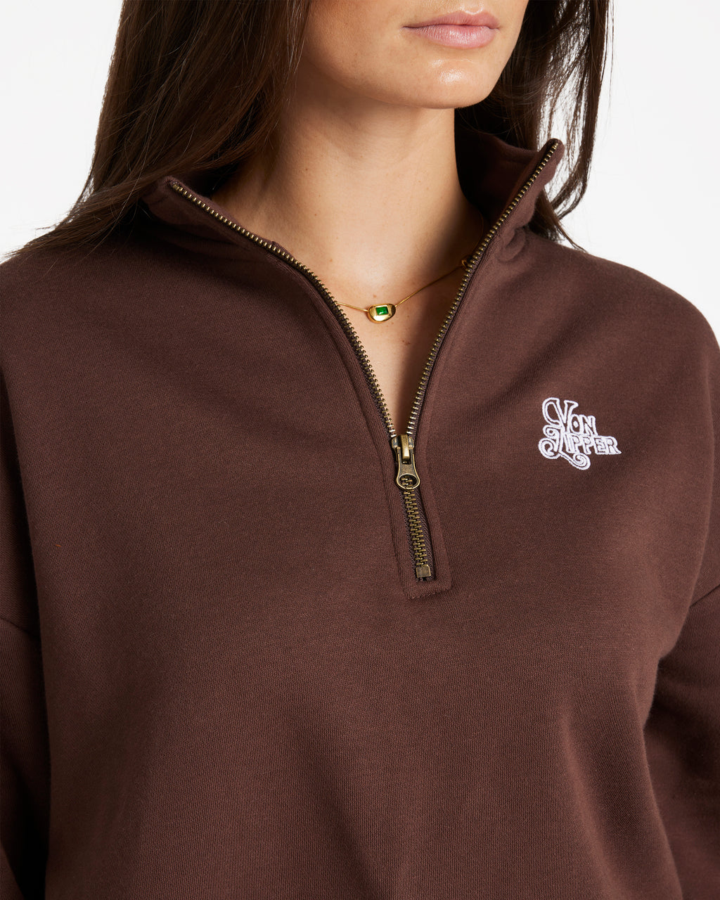 Womens Maya Half Zip Fleece Jumper