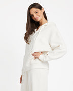 ANAIS FLEECE ZIP THRU HOOD