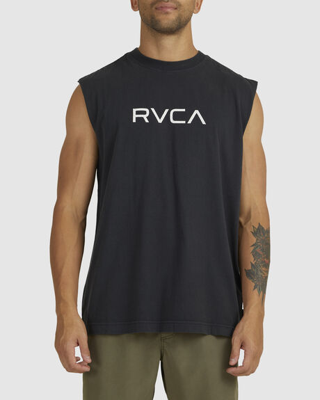BIG RVCA WASHED - MUSCLE T-SHIRT FOR MEN