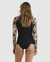 TALES FROM THE TROPICS - LONG SLEEVE ZIP-UP RASH VEST FOR WOMEN