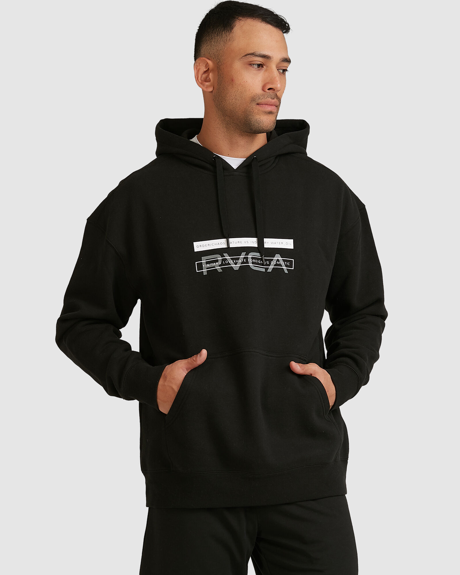 RVCA Womens Va Bar Hooded Sweatshirt