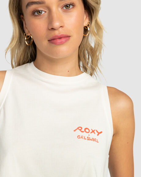 ROXY X GRL SWIRL CROPPED - VEST TOP FOR WOMEN