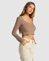 MY FAVOURITE - RIB KNIT TOP FOR WOMEN