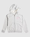 GIRLS 8-16 HAPPINESS FOREVER ZIP-UP HOODIE
