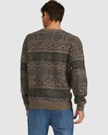 OPEN ROAD SWEATER BROWN MARLE