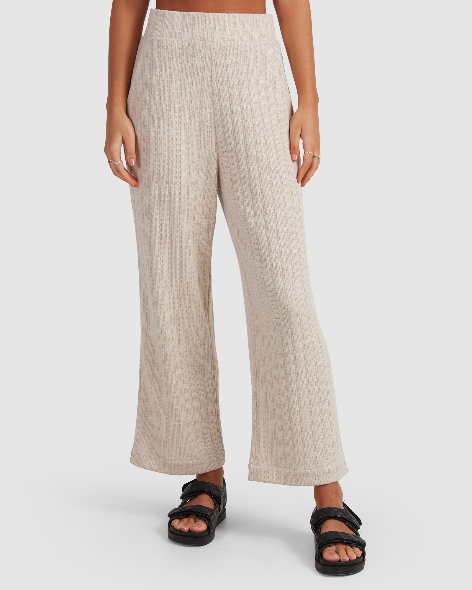 Oatmeal PULL ON KNIT PANT | Amazon Surf
