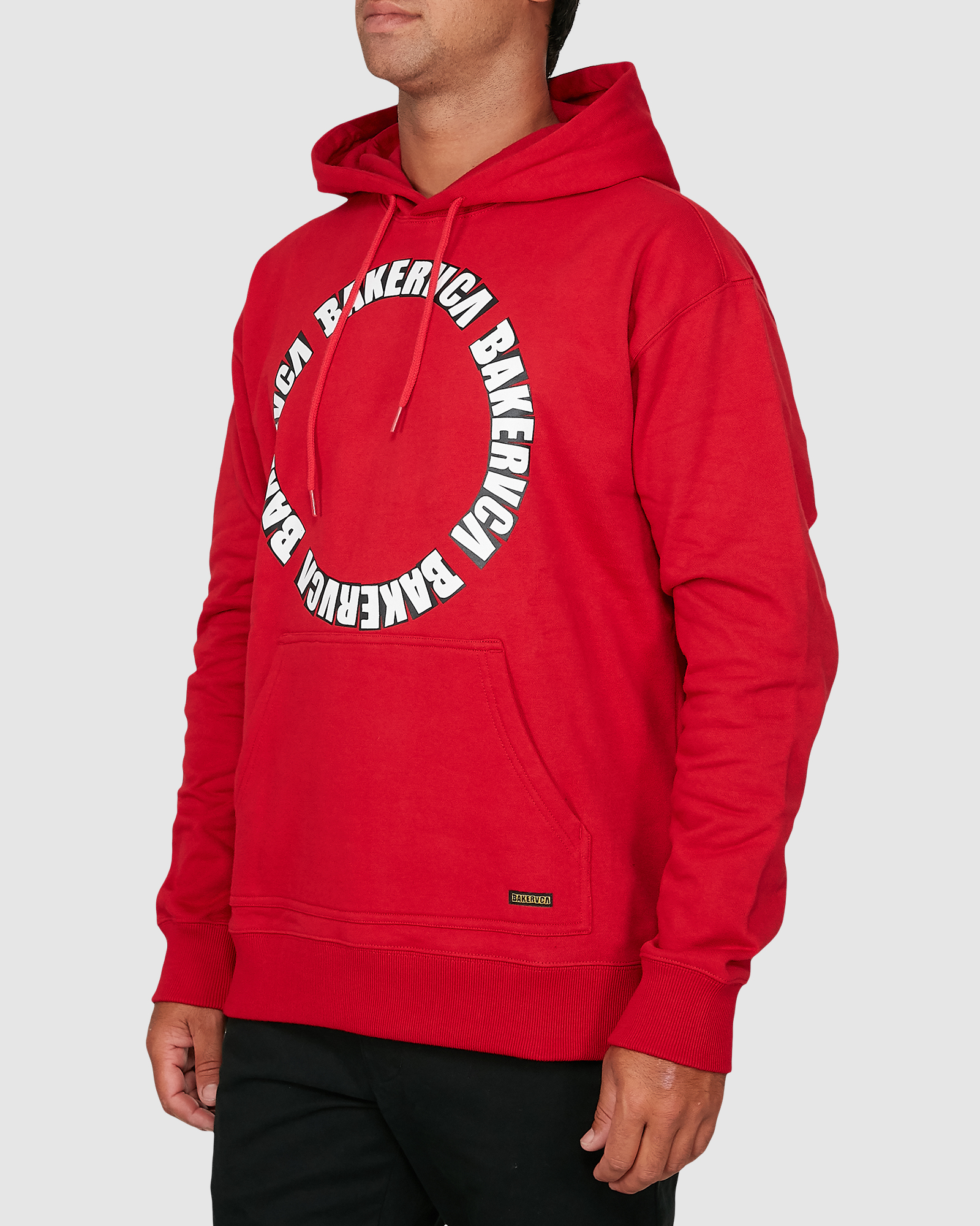 Bright Red BAKER RVCA HOODIE | Amazon Surf